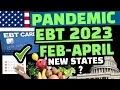PEBT 2023 31 STATES EBT FOOD STAMPS P EBT 3 0 RELOAD DATES ALABAMA TEXAS OHIO OKLAHOMA