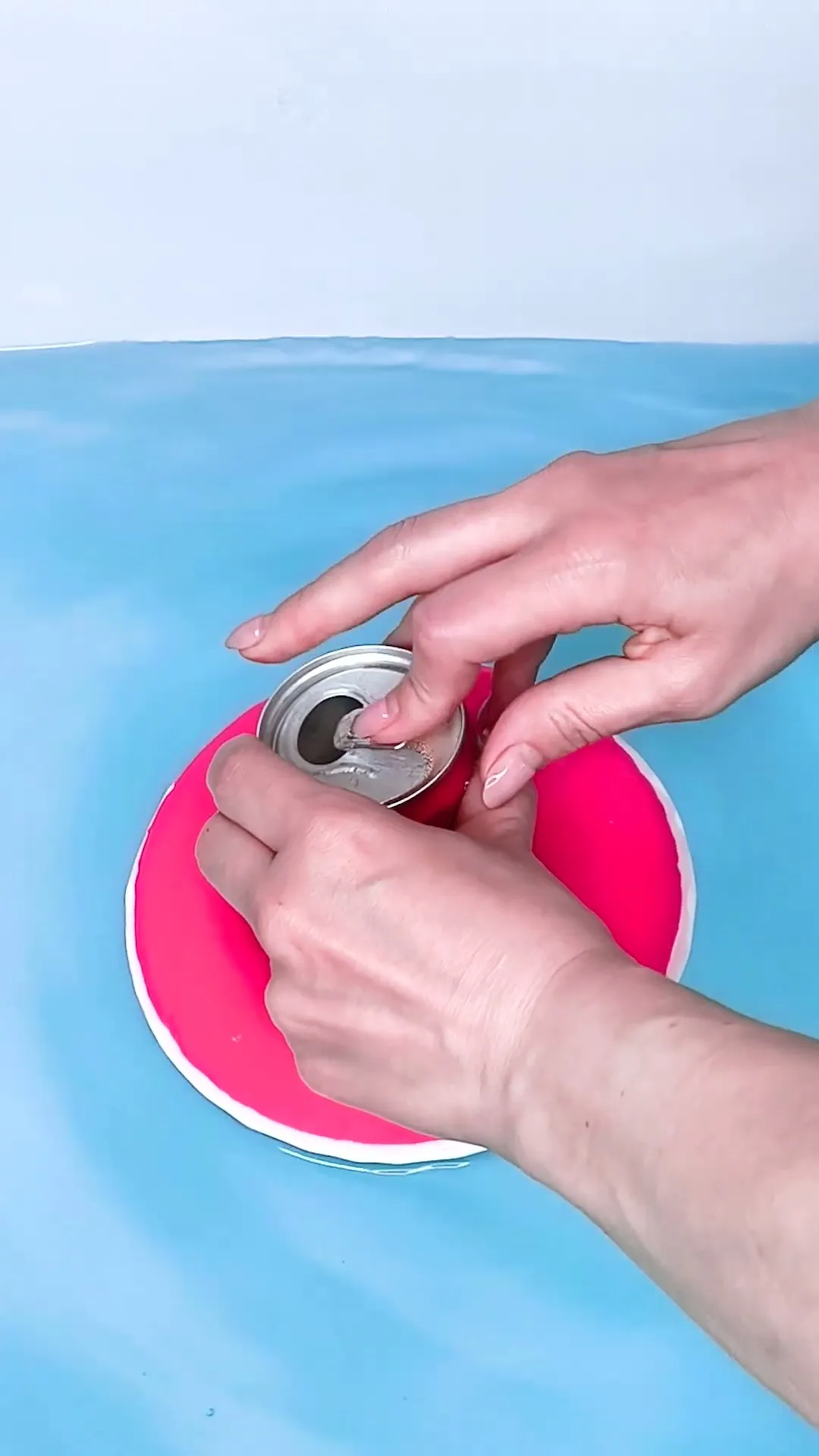Pool Floaty for Drinks, This Summer Must-Have, Floating Donut for Beer and Cans