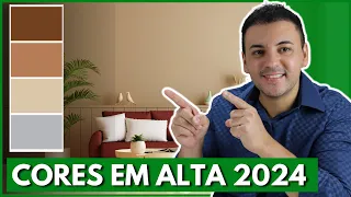 10 CORES TENDÊNCIAS 2024 QUE ESTÃO EM ALTA CORES QUE VÃO DOMINAR A PINTURA