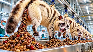 Inside the Civet Coffee Factory | How Kopi Luwak Is Made
