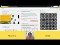 Puzzmo Crossword Good Vibes March 1 2025