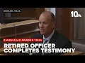 Retired Canton police Lt Paul Gallagher completes his testimony at Karen Read murder trial