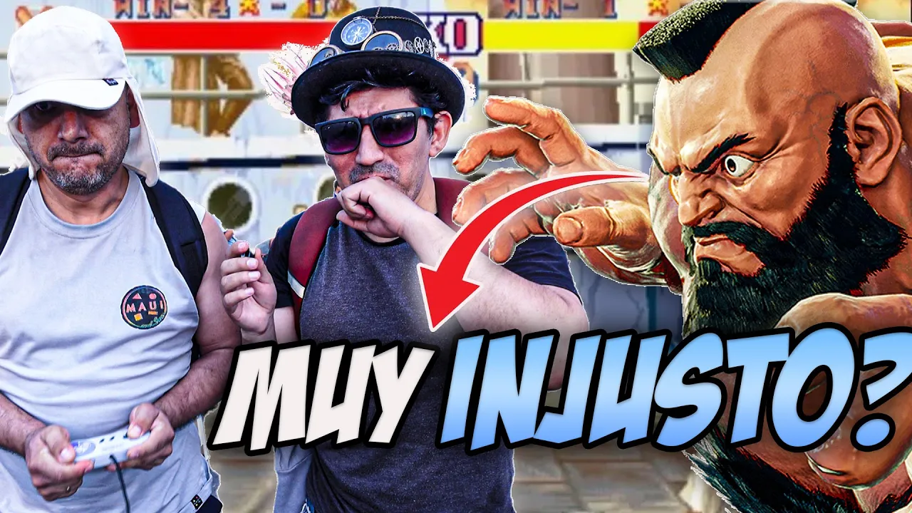 Zangief en HARD vs Jugadores casuales | Reto en la calle  #streetfighter
