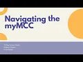 Navigating Your myMCC Portal