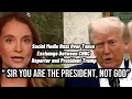 Hot Social Media Buzz Over Tense Exchange Between CNBC Reporter and President Trump