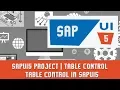 SAPUI5 Tutorials SAPUI5 Project TABLE CONTROL Table control in SAPUI5 PART-01