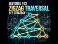 LeetCode 103 Binary Tree Zigzag Level Order Traversal in less than 5 minutes BFS Pattern