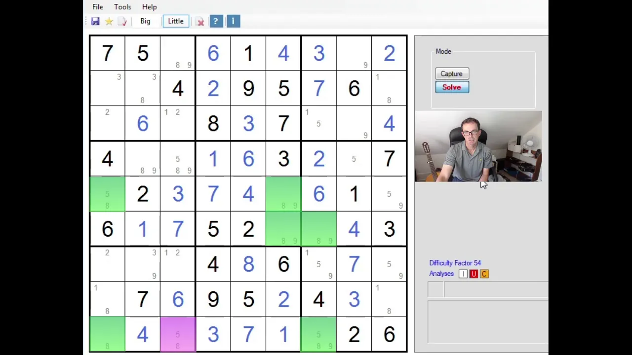 Diabolical Sudoku Guide:  Part 3 of 3: Finned Swordfish