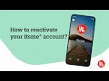 How to reactivate your itsme® account?