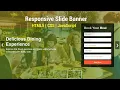 Full Screen Responsive Banner Slider Using HTML5 CSS and JavaScript