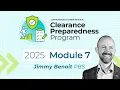 Module 7 CCI Clearance Preparedness 2025 - Jimmy Benoit PBS