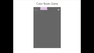 Simple Color Blocks Game using JavaScript