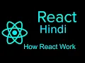 React js hindi tutorial how reactJs Work with visual DOM