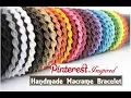 How To Make Macrame Bracelets DIY Handmade Jewellery Ideas Thread Bracelet Creation you