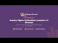 How to Deploy Sigma Embedded Analytics in Minutes with MyReportPortal