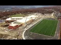 DJI Inspire 1 Drone around the Future Allegany High School Cumberland Maryland 4k