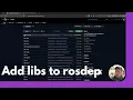 How to include external libraries into your ROS2 projects