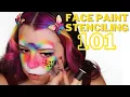 Face Paint Stencils Mini Masterclass