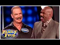 Patrick Warburton Channels His Inner Steve Harvey on Celebrity Family Feud