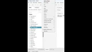 To convert String into Date Tableau