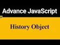 History Object in JavaScript Hindi
