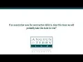 If an association sues for construction defects does this mean we will probably take the