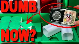 IS STACKING SILVER EAGLES DUMB NOW What about the PREMIUMS