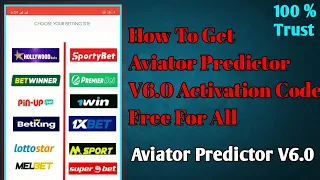 How To Get Aviator Predictor V6 0 Activation Code Free Sinhala - Paziya ModZ