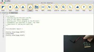 Microbit lesson 1 introduction