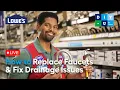 How to Replace Faucets and Fix Drainage Issues DIY-U by Lowe s