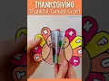 Thankful turkey Thanksgiving gratitude writing craft activity