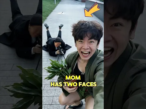 His mom has two faces