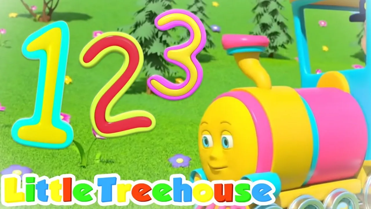 Numbers Train | Numbers Song | Counting Song 1 to 10 | little treehouse | abc train