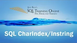 Sql Training Online - Sql CharIndex