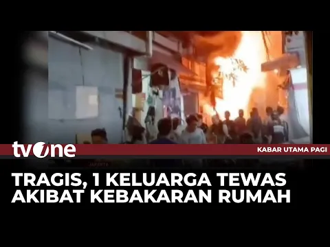 Terjebak di Lantai Dua, Satu Keluarga Tewas Terpanggang