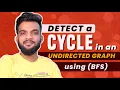 G-11 Detect a Cycle in an Undirected Graph using BFS C Java