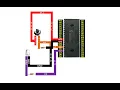 Start and stop blinking of an LED using a single push button using PIC16F877A MCU