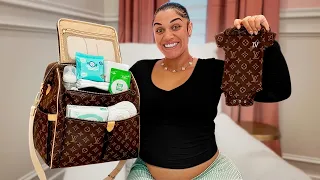 Pack Baby Girls Diaper Bag With Me For Birth!!