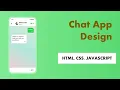 ASMR Programming - Build a Chat UI with HTML CSS and JavaScript
