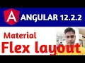 Angular 12 Tutorial For Beginners How to install flex layout in Angular Step by Step Angularfir