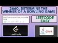Leetcode 2660 Determine the Winner of a Bowling Game Easy Java Solution