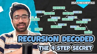 Recursion in 10 Minutes The 4 Step Secret That Works DSA Fundamentals