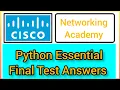 Cisco python Essential final test answers right