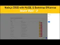 Node js CRUD with MySQL Bootstrap Offcanvas - Insert Data