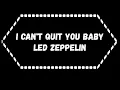 I CAN'T QUIT YOU BABY - WILLIE DIXON