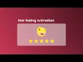 Pure star rating animation in HTML CSS no javascript