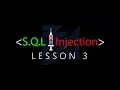 SQL Injection Lesson 3 - SQL Injection Using Post Data Method