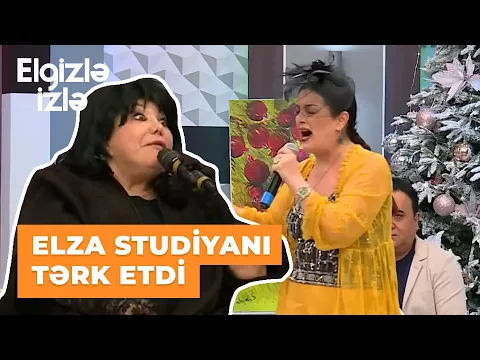 Download MP3 Elgizlə izlə | Elza Seyidcahanla Flora Kərimova canlı efirdə dava etdi | Elza studiyanı tərk etdi