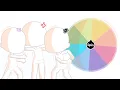 TRIO Friend Group Spin the Wheel OC Challenge Gacha Club