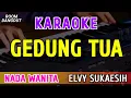 Lagu GEDUNG TUA - KARAOKE NADA WANITA || ELVY SUKAESIH